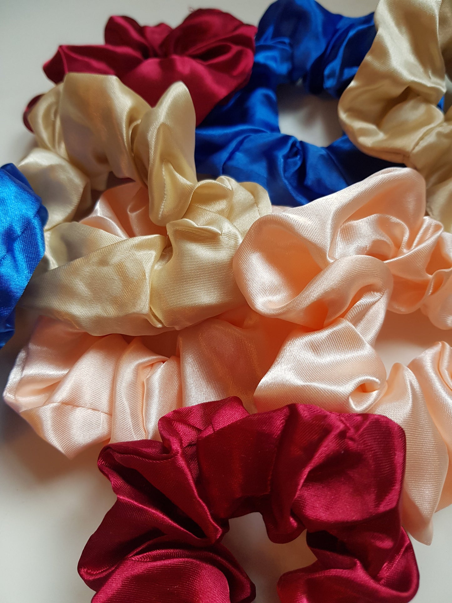 Chouchou satin rose clair