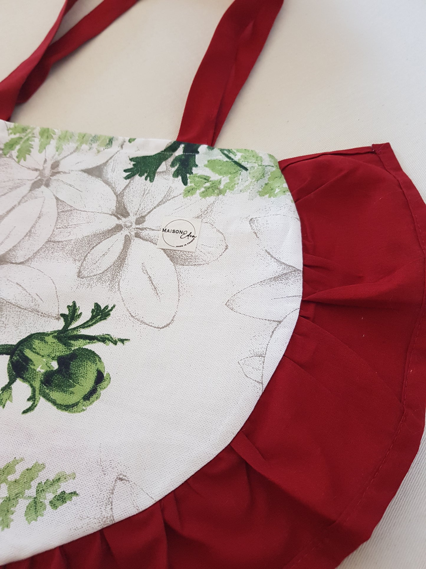 Sac demi-cercle coquelicot
