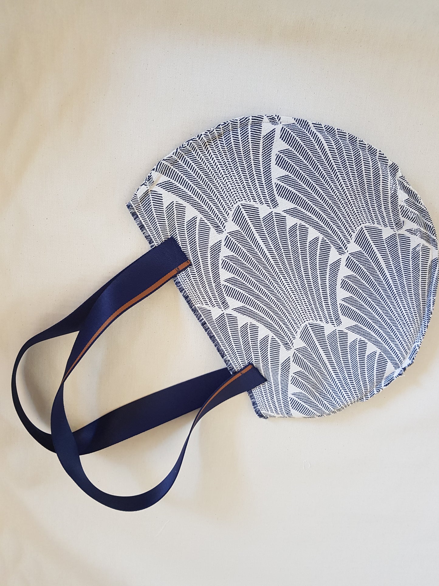 Sac demi-cercle coquillage