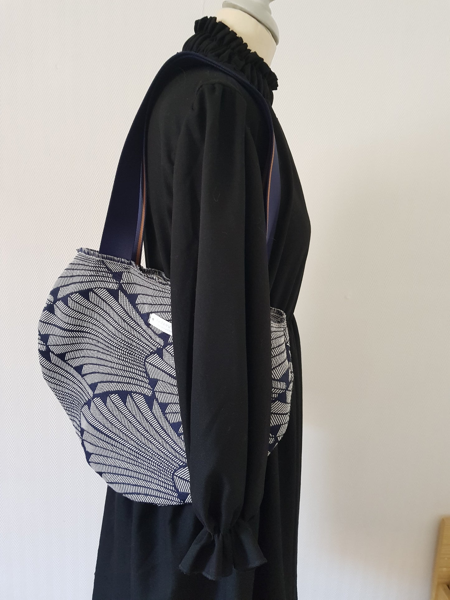 Sac demi-cercle coquillage