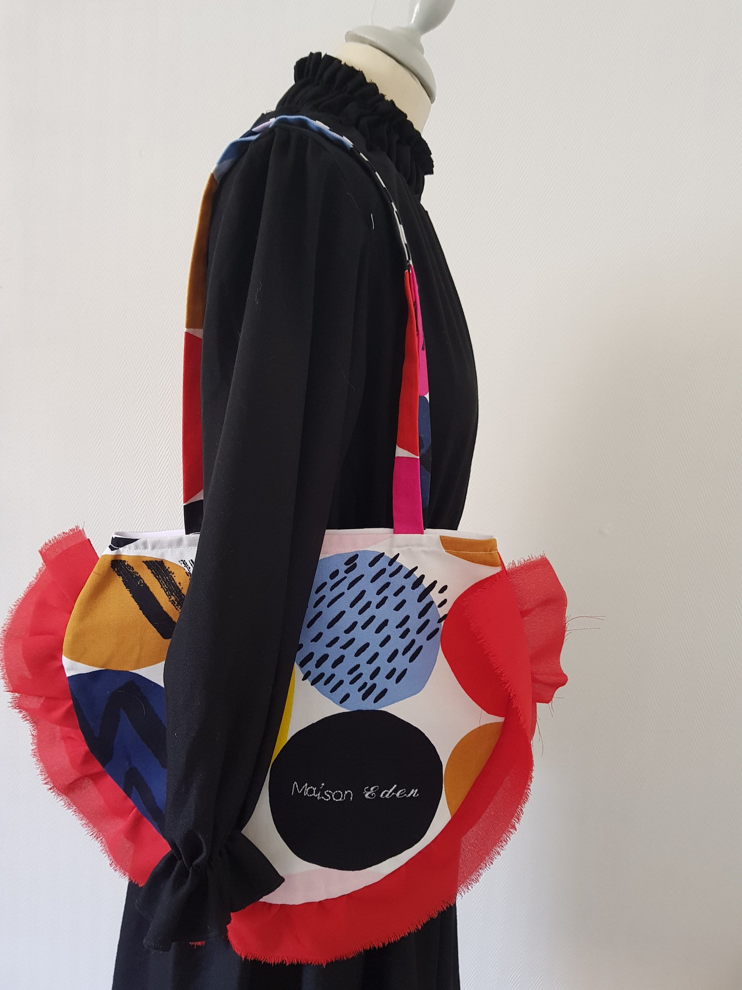 Sac pois multicolor