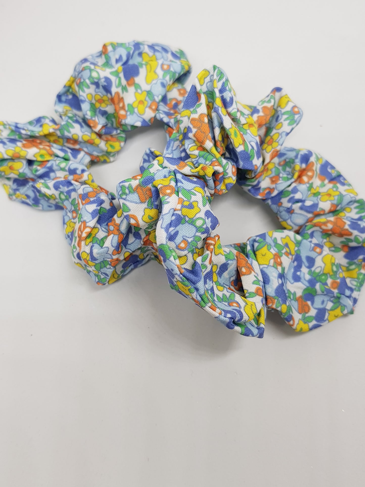 Chouchou liberty et bleu