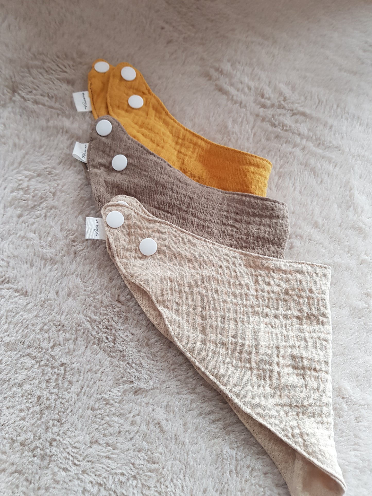 Trio de Bavoirs Neutral