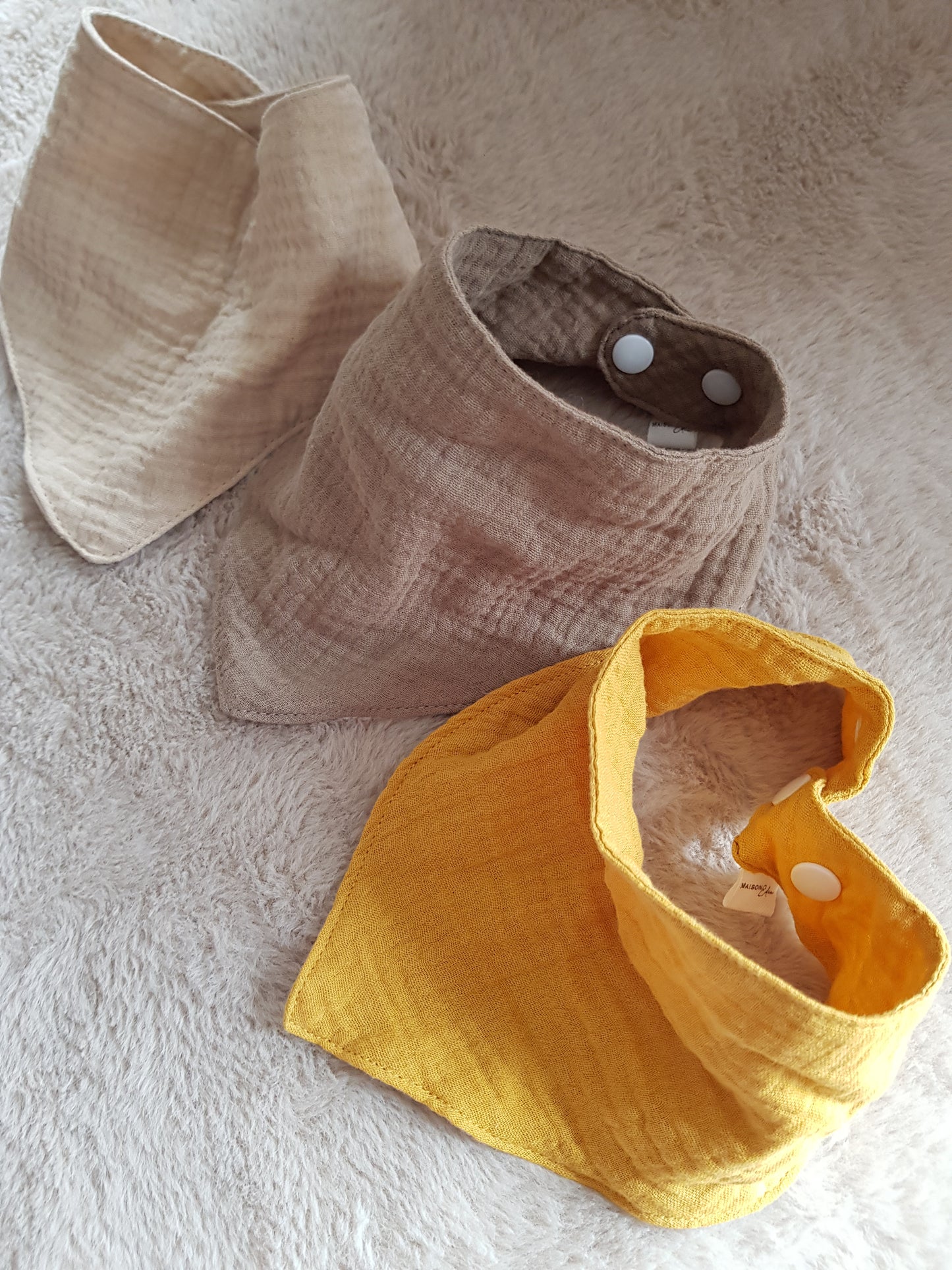 Trio de Bavoirs Neutral