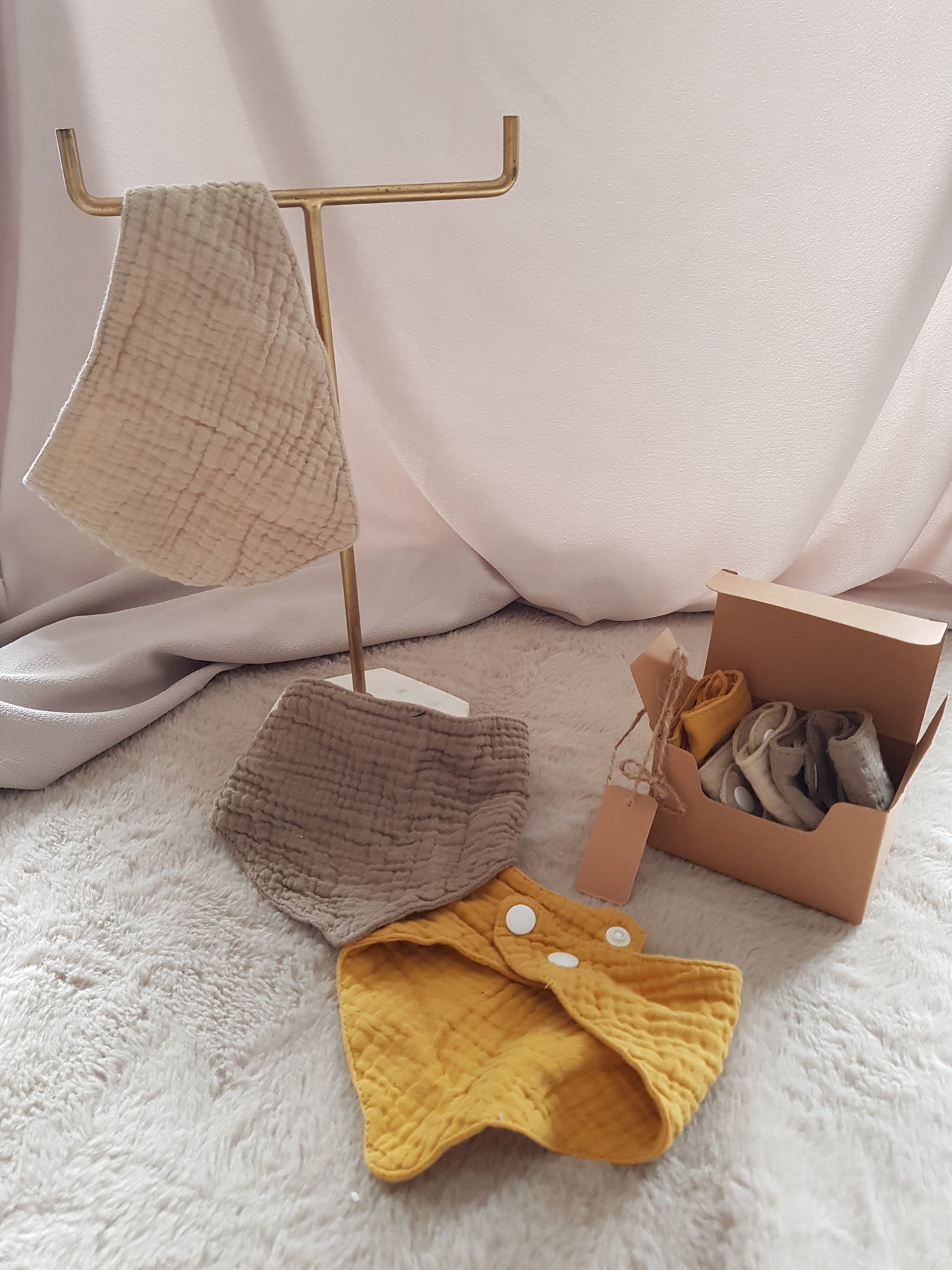Trio de Bavoirs Neutral