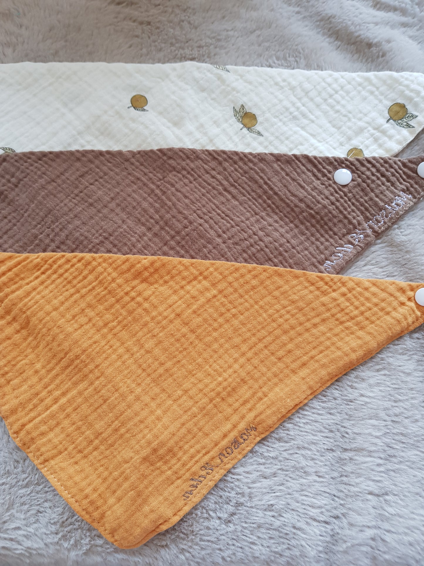 Trio de Bavoirs Bandanas