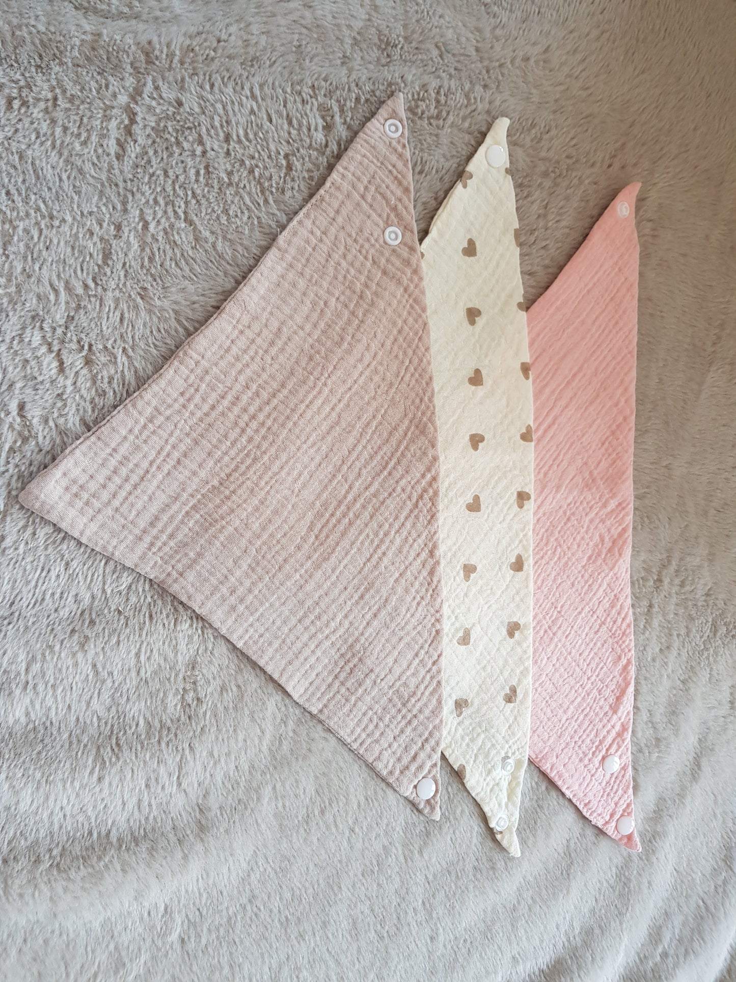 Trio de Bavoirs Bandanas