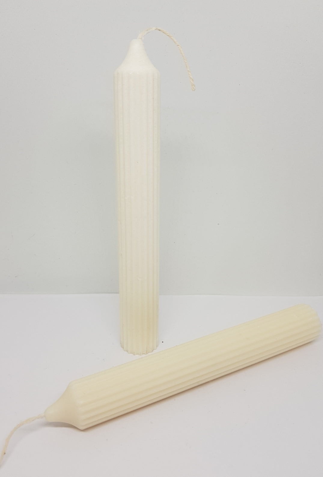 Bougie chandelle striée