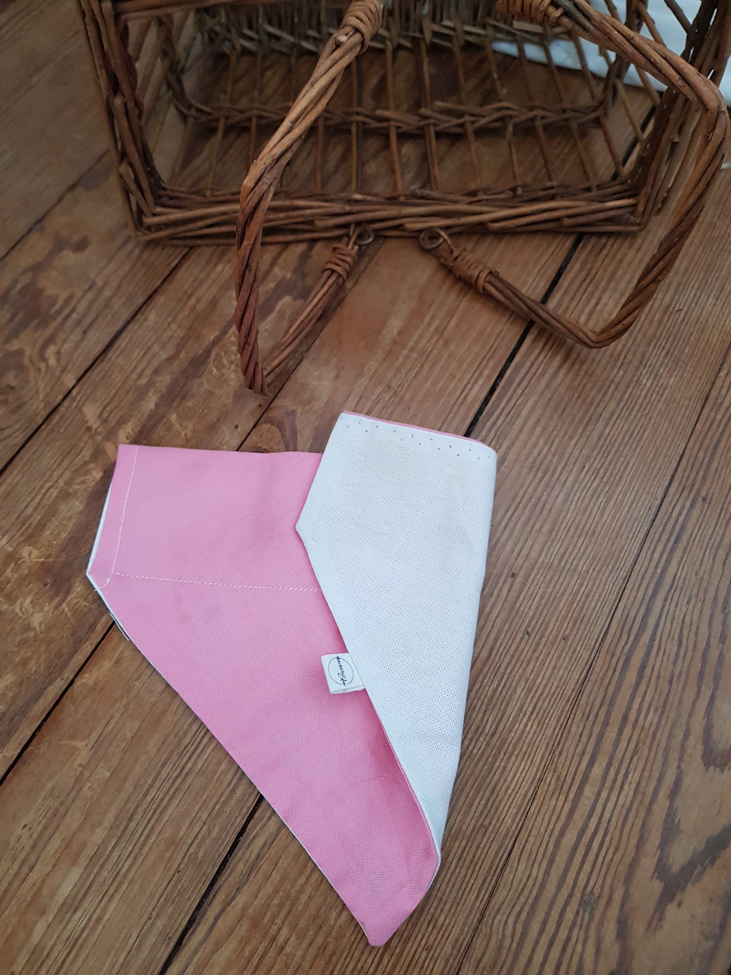 Bandana pour chien rose