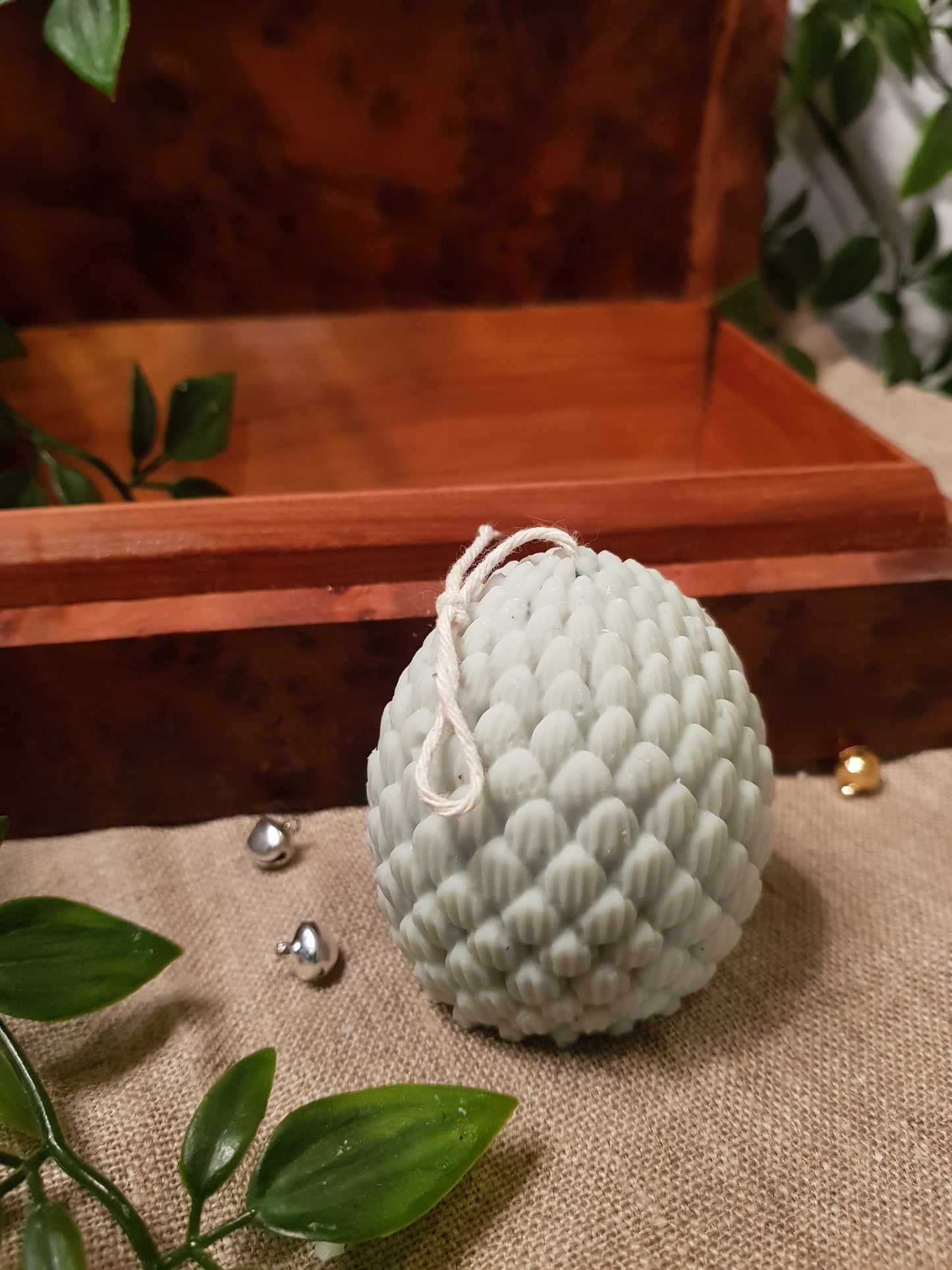 Bougie Pomme de Pin bis verte