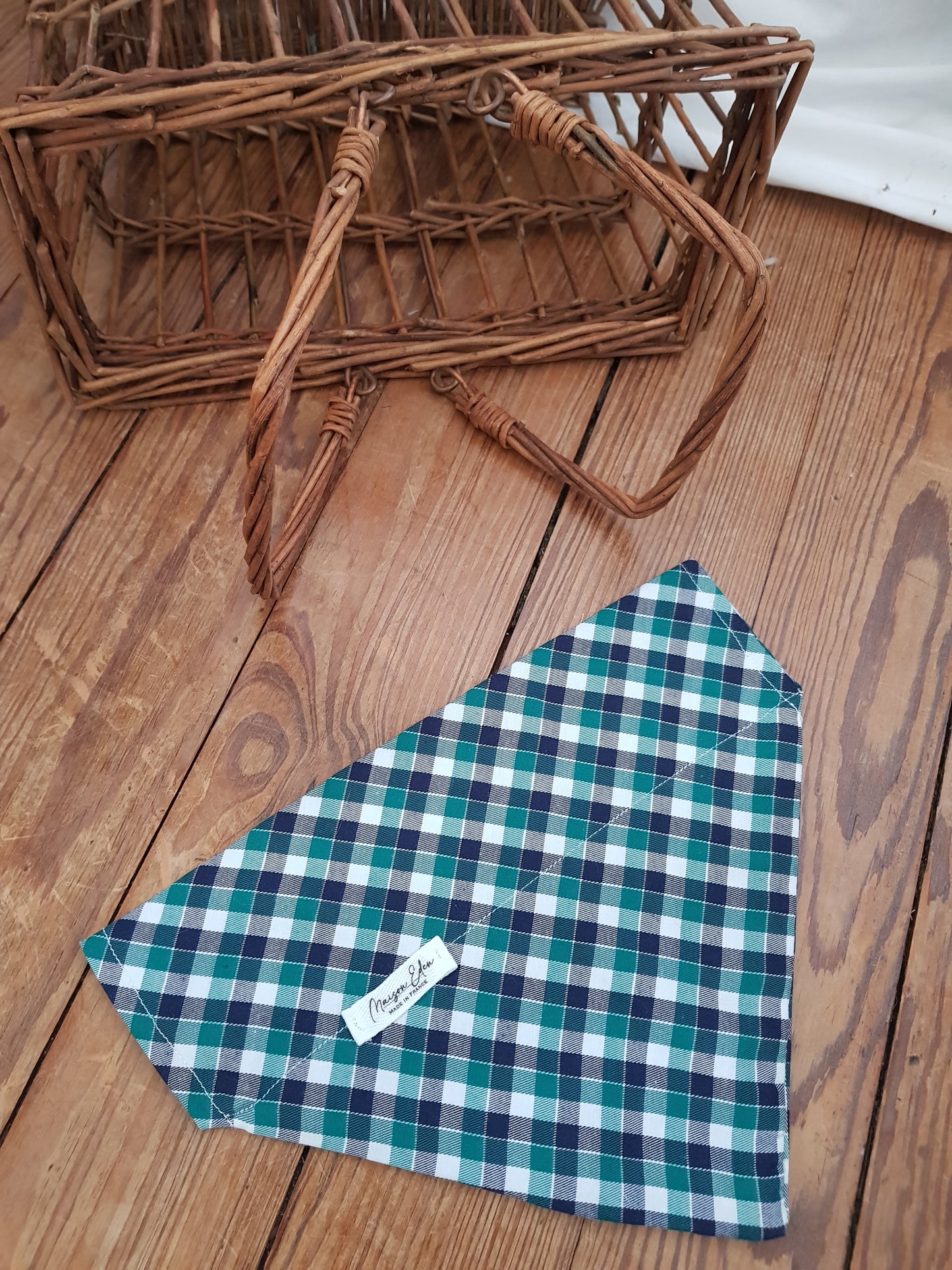 Bandana pour chien vichy