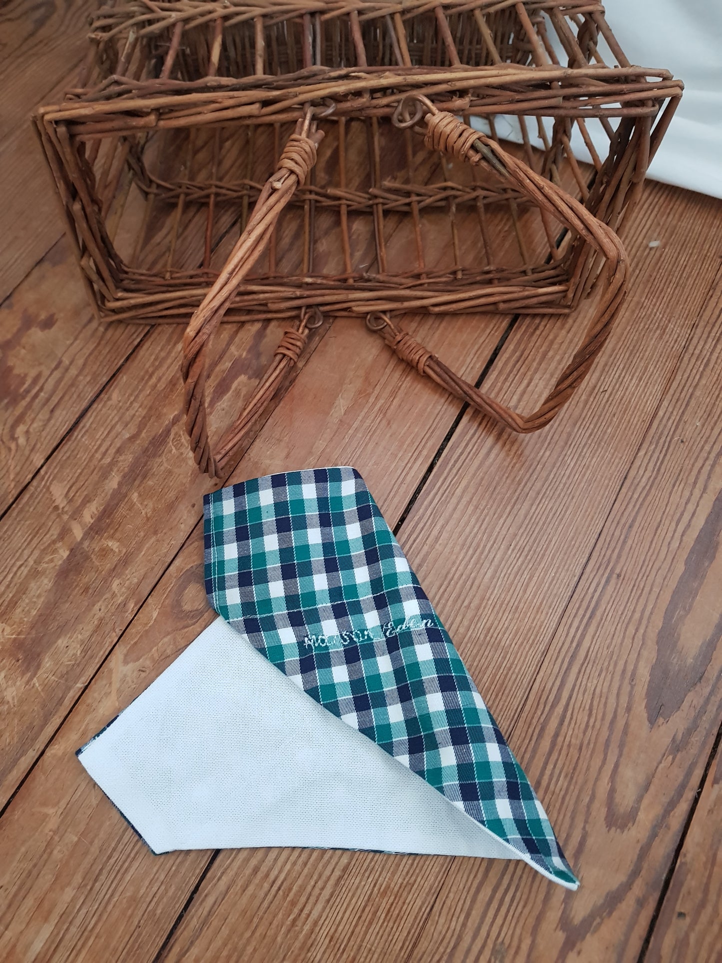 Bandana pour chien vichy