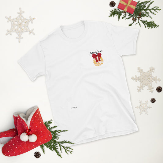 T-shirt Xmas lover jaune