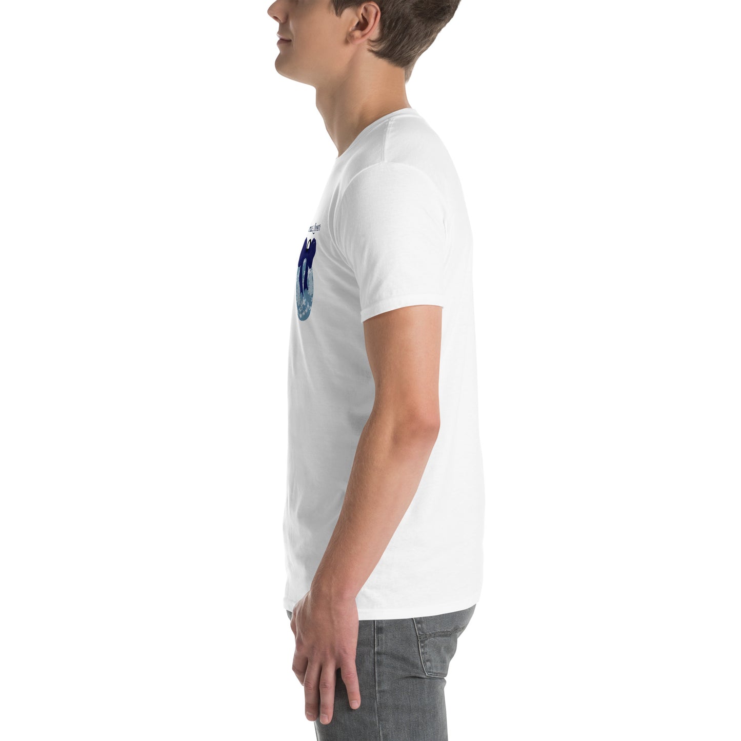 T-shirt Xmas lover bleu