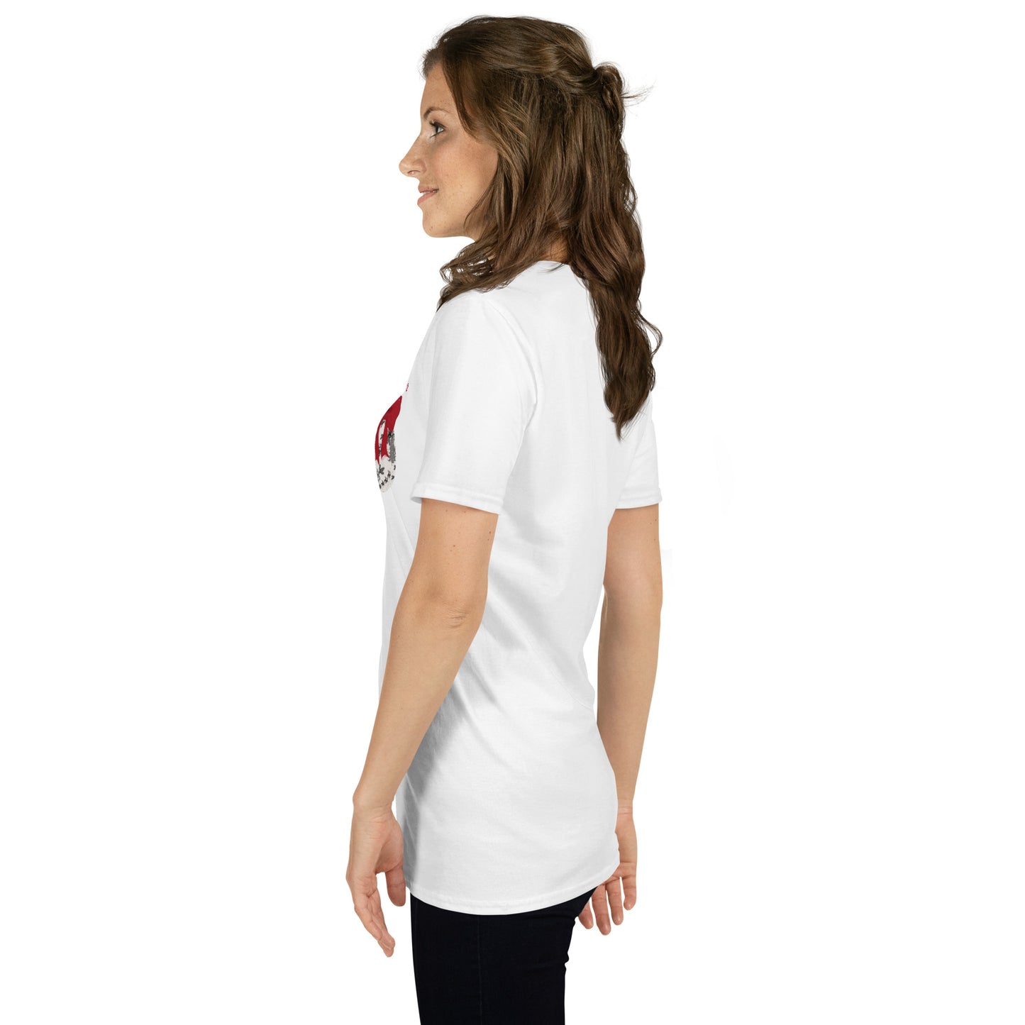 T-shirt Xmas lover rouge