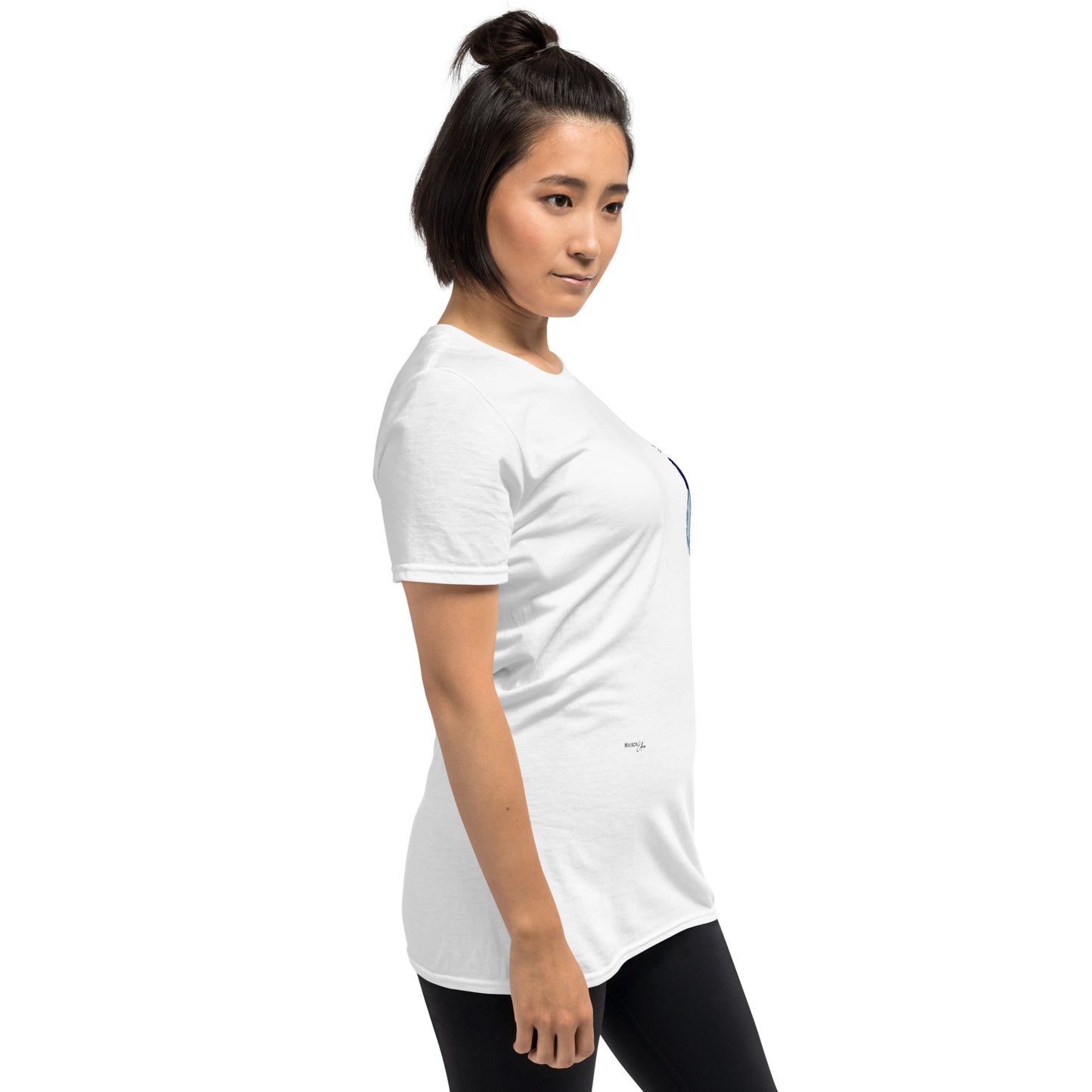 T-shirt Xmas lover bleu