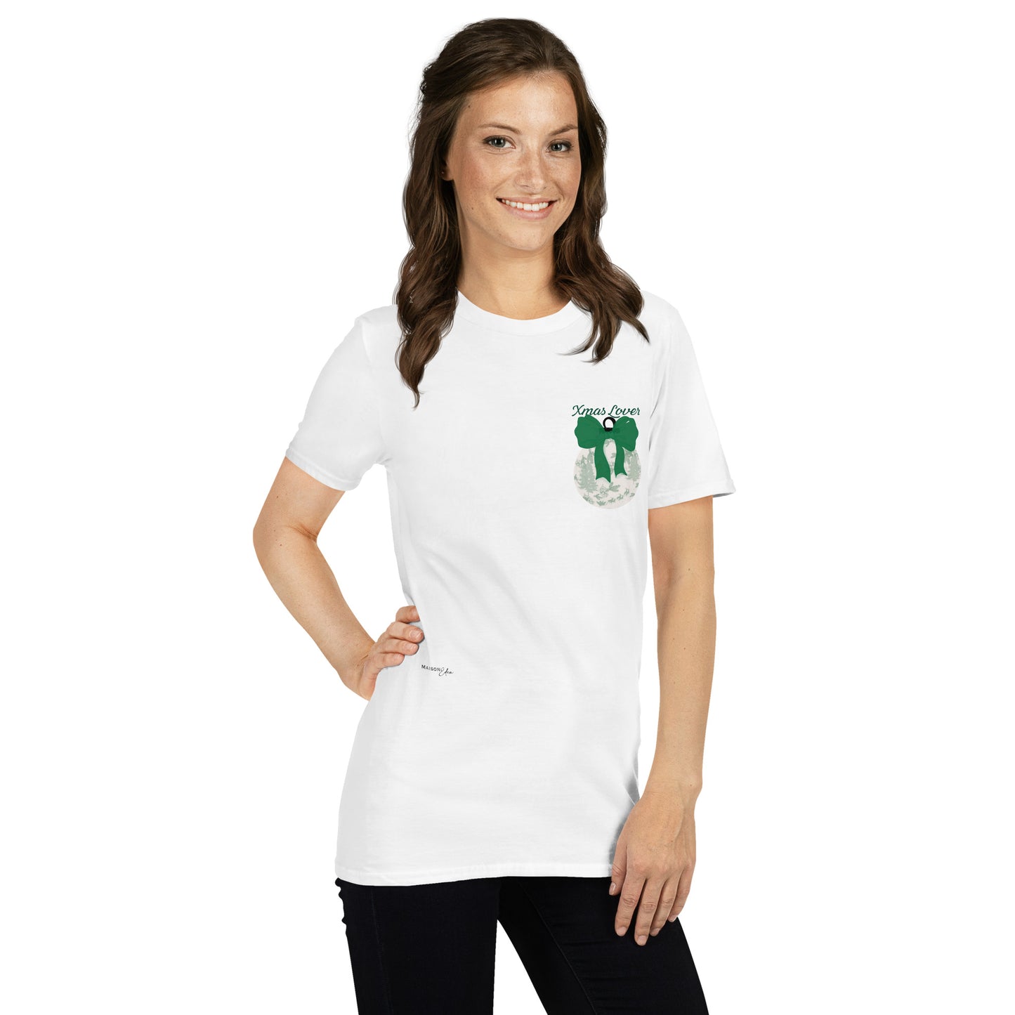 T-shirt Xmas lover vert