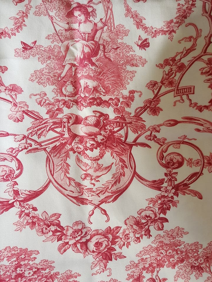 Bandeau Strelitzia toile de jouy