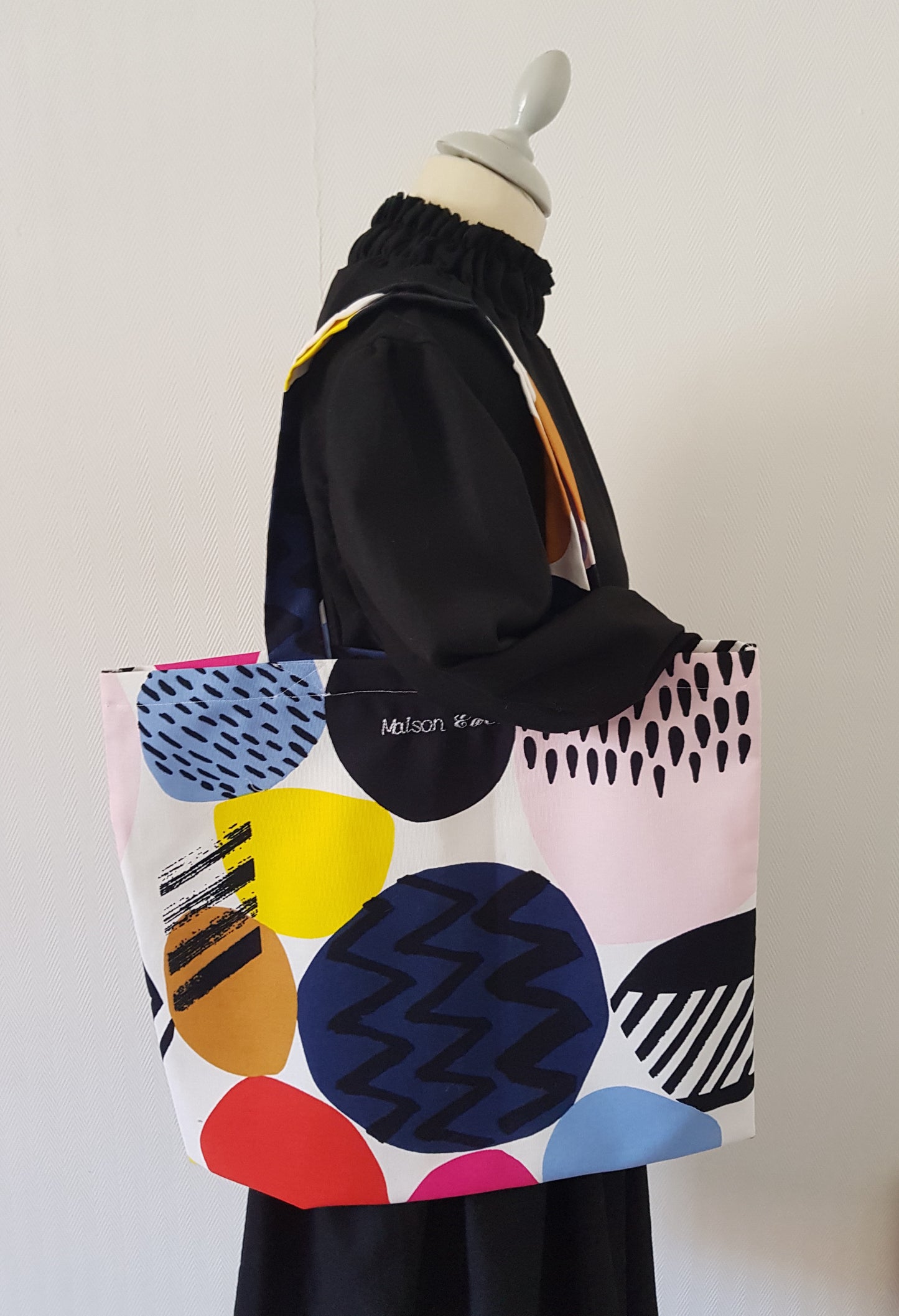 Tote bag multicolor