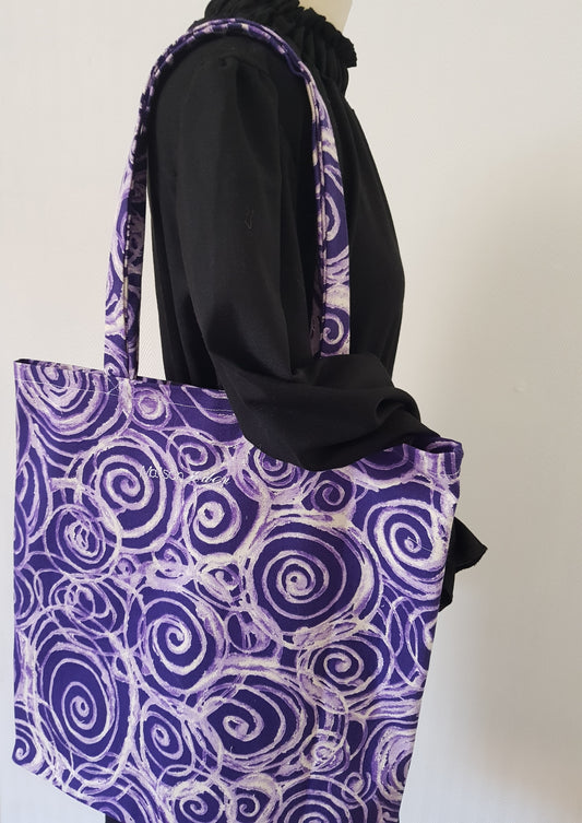 Tote bag violet