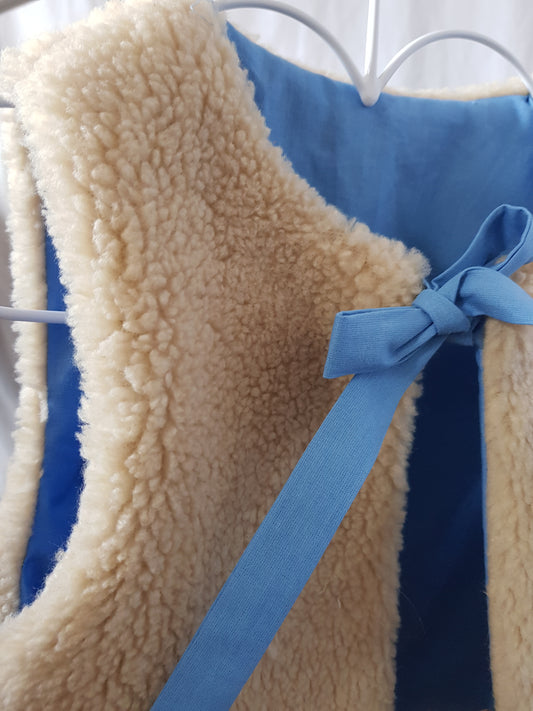 Gilet de Berger - joli bleu
