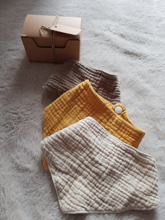 Trio de Bavoirs Neutral