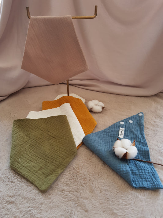 Quintette de bavoirs Bandanas