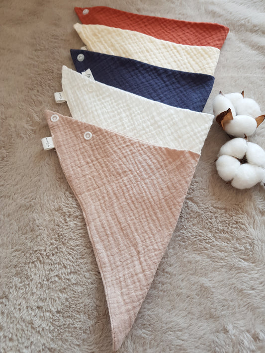 Quintette de bavoirs Bandanas