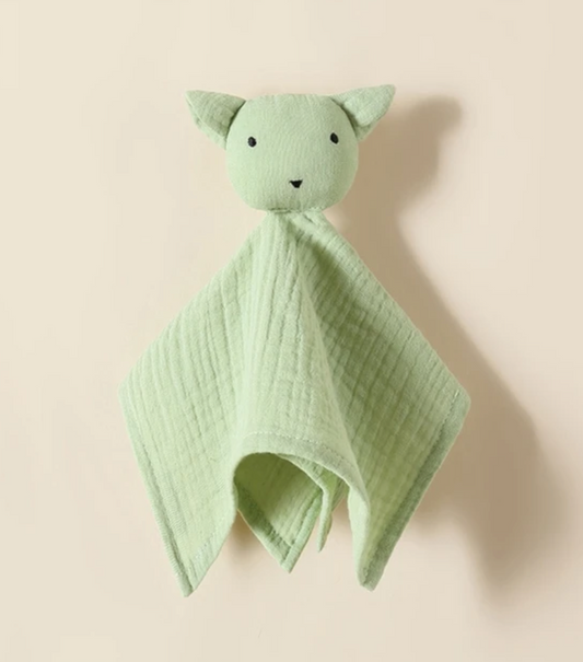 Mini-doudou plat vert