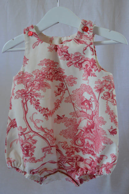 Barboteuse Candeur - Toile de jouy