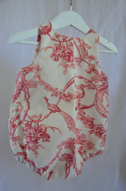 Barboteuse Candeur - Toile de jouy